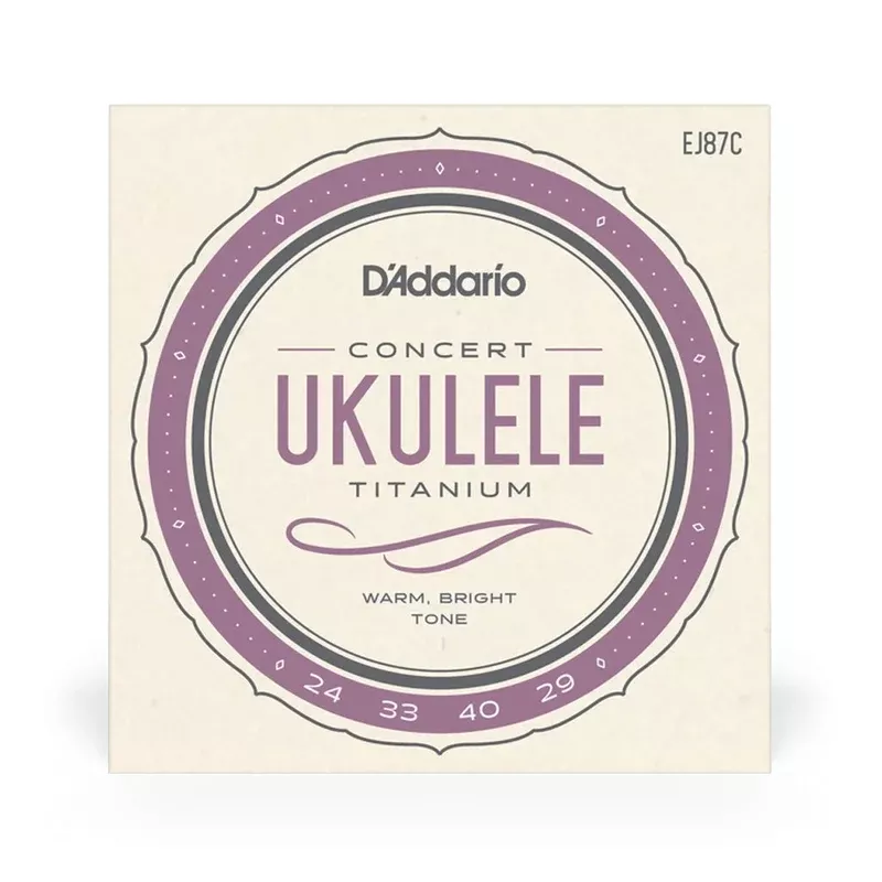 D’Addario EJ87C Titanium Ukulele Strings, Concert
