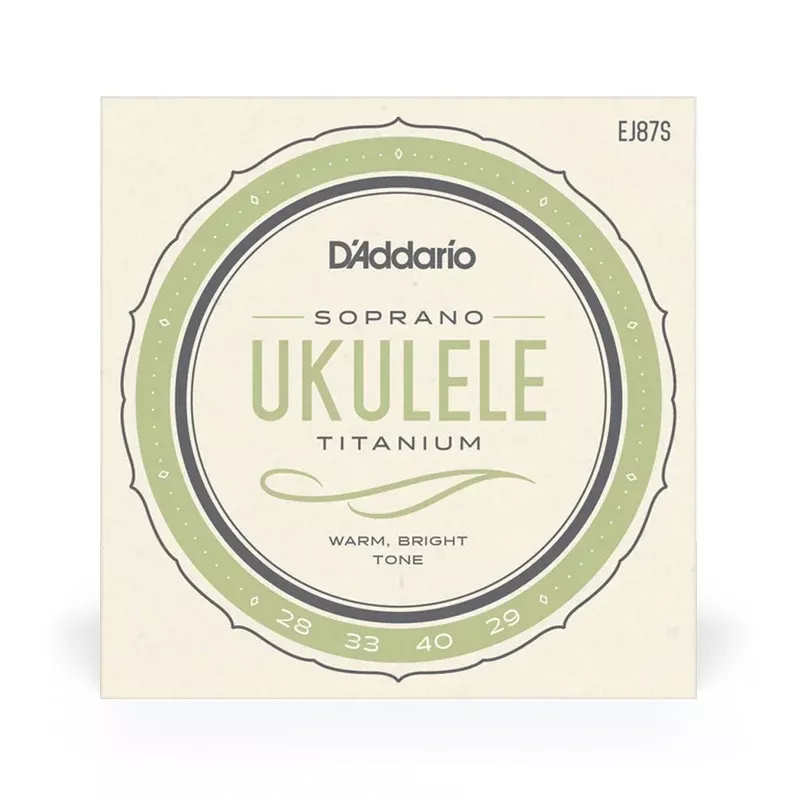 D’Addario EJ87S Titanium Ukulele Strings, Soprano