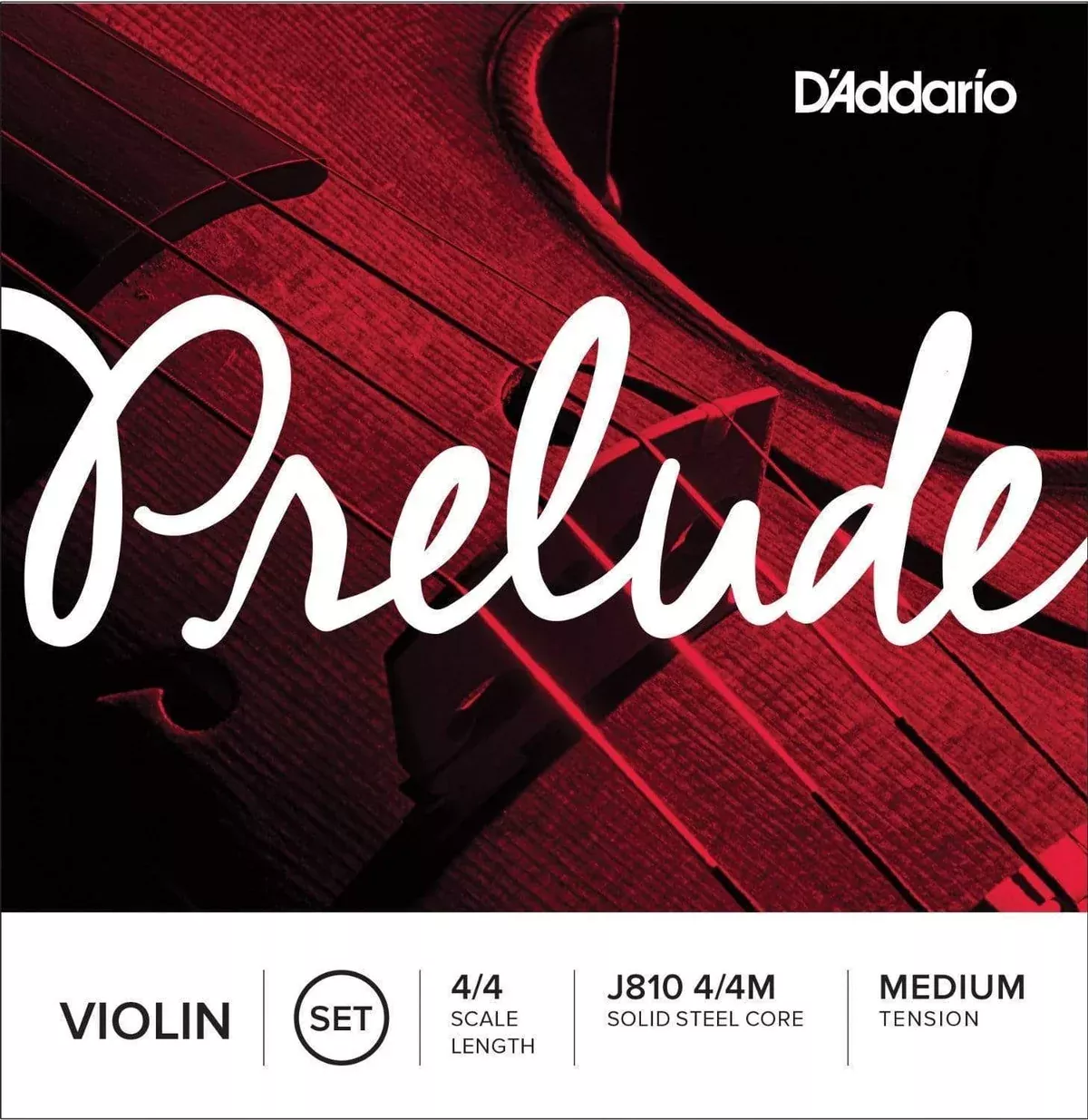 D’Addario J810 4/4M Prelude Violin String Set, 4/4 Medium