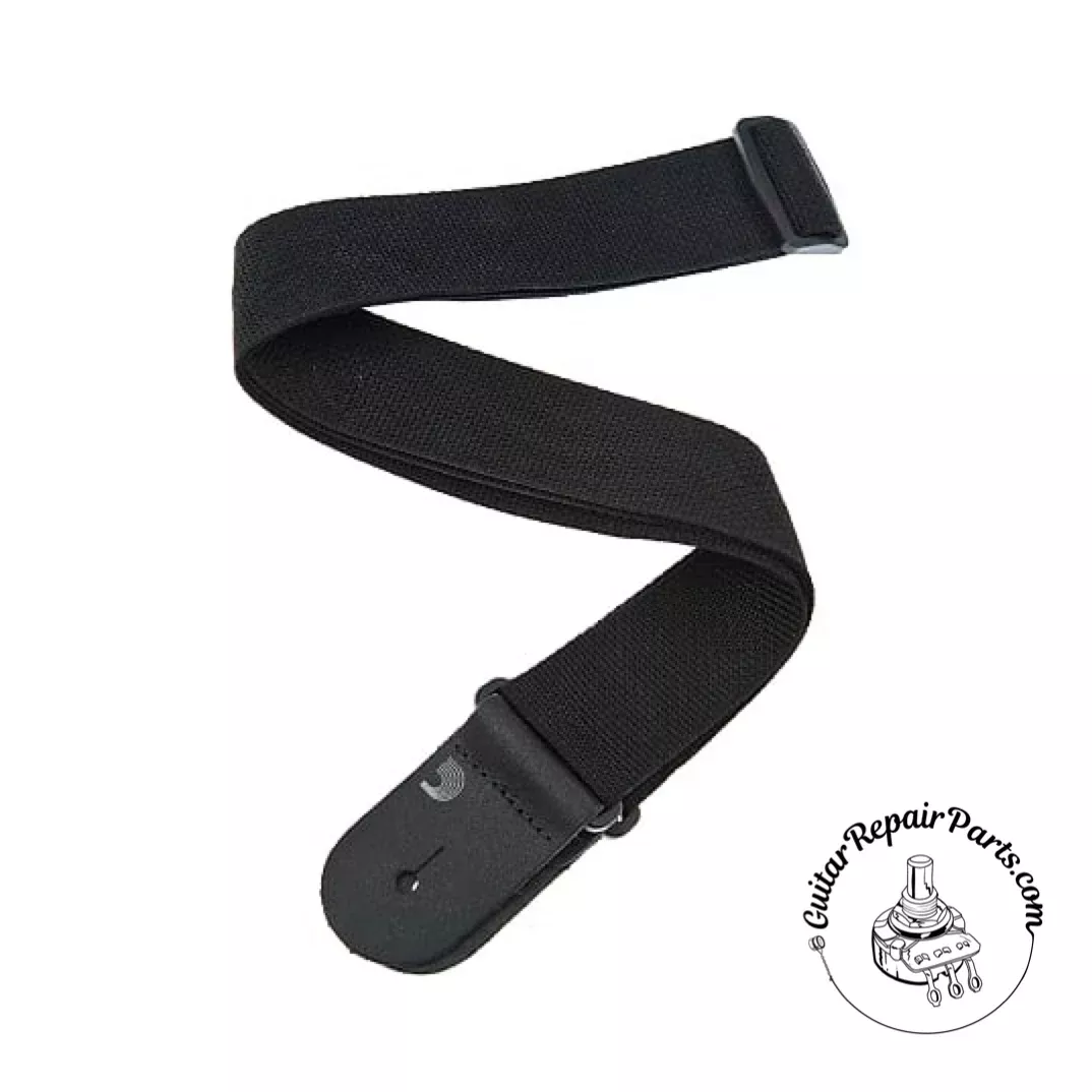 D'Addario PWS100 Polypropylene Guitar Strap - Black