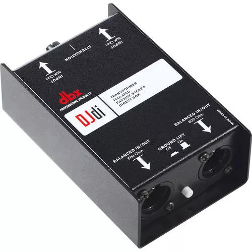 DBX 2-CHANNEL PASSIVE DIRECT BOX - DJDI