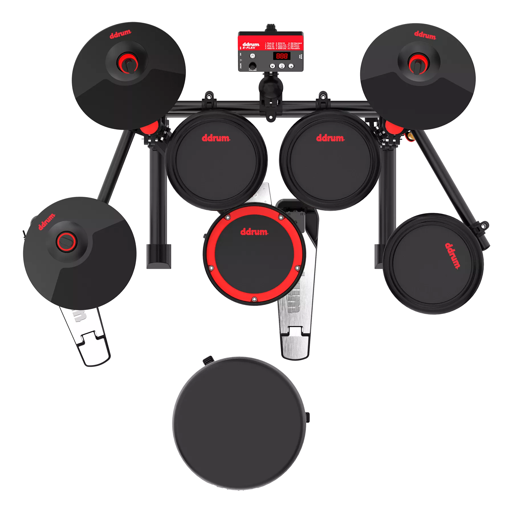 ddrum EFlex Electronic Drum Set with Mesh Drumheads