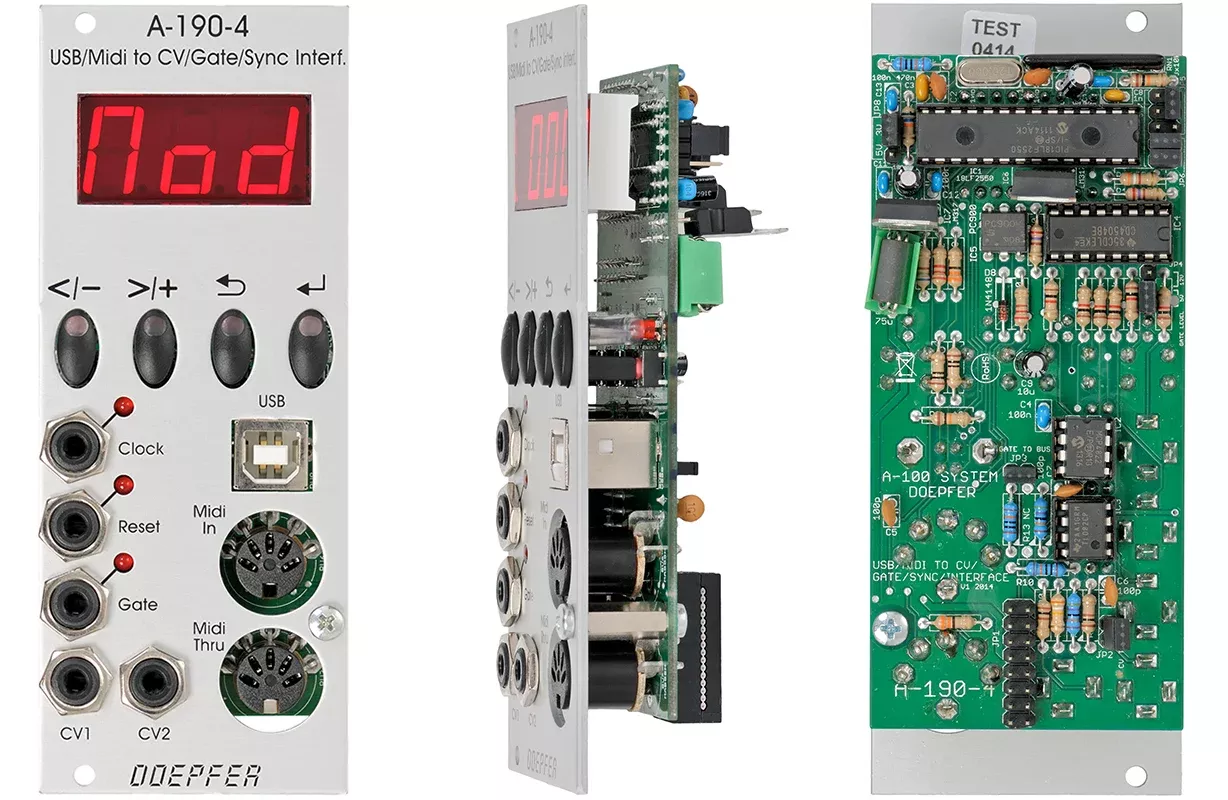 DOEPFER A-190-4 USB MIDI TO CV-GATE-SYNC INTERFACE