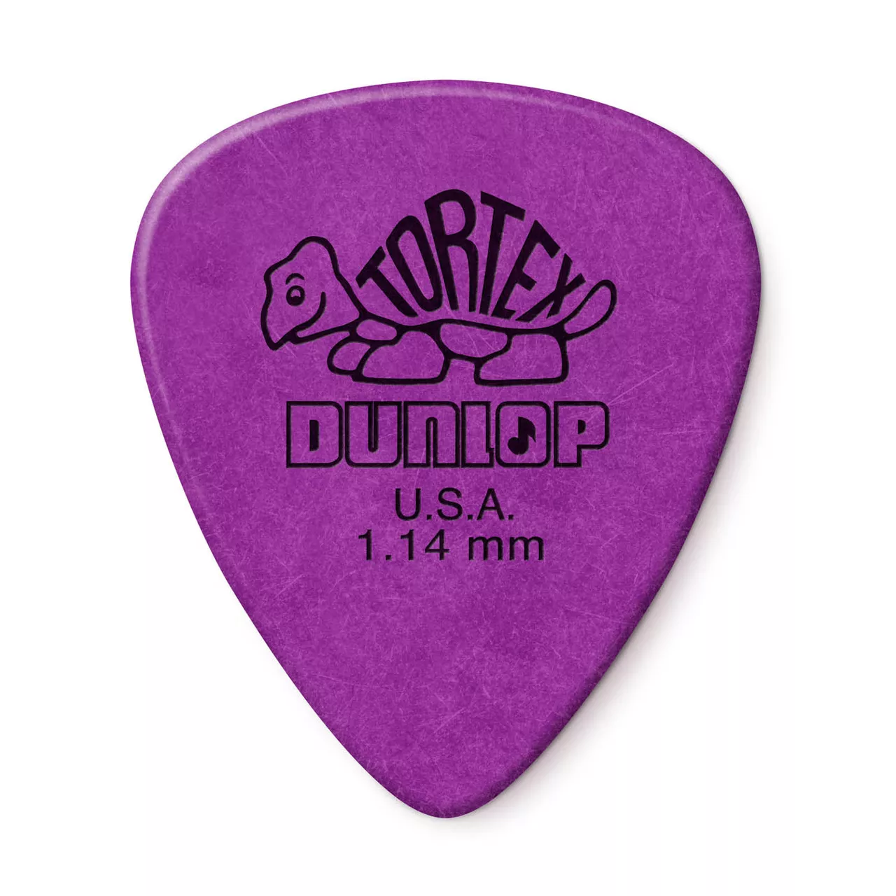Dunlop Tortex Standard Guitar Picks – 1.14mm, Purple, 12-pack