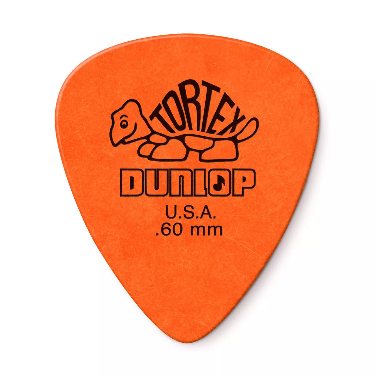 Dunlop Tortex Standard Guitar Picks – .60mm, Orange, 12-pack