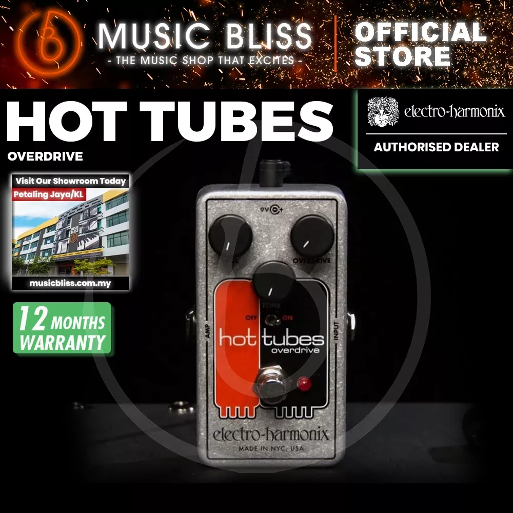 Electro Harmonix Hot Tubes Nano Overdrive Guitar Effects Pedal