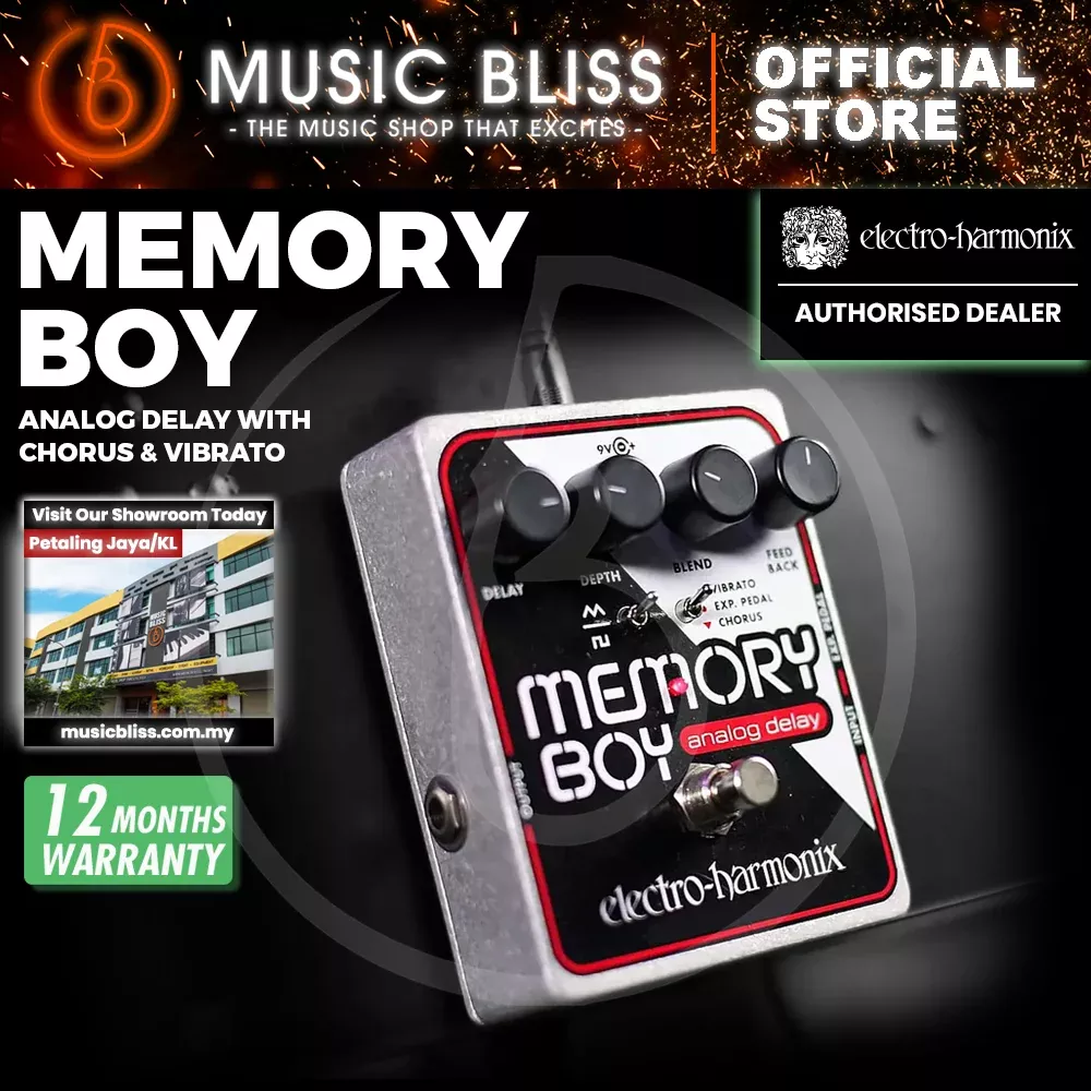 Electro Harmonix Memory Boy Analog Delay Pedal with Chorus / Vibrato