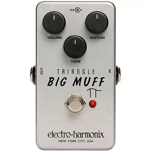Electro-Harmonix Triangle Big Muff Fuzz / Distortion / Sustainer Effect Pedal