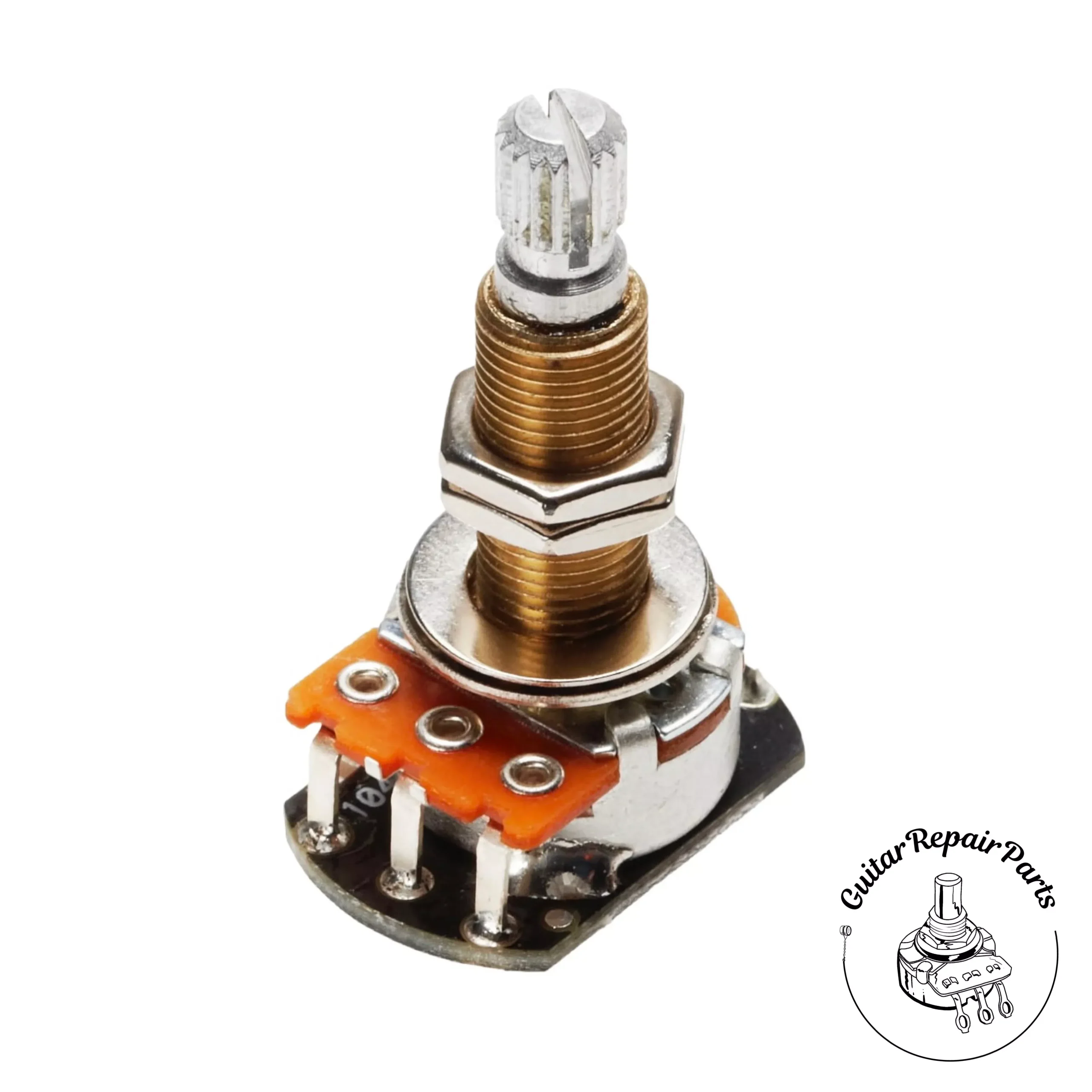 EMG 25k Solderless Tone Potentiometer, Active Pickups, 3/4″ Bushing, Split-Shaft