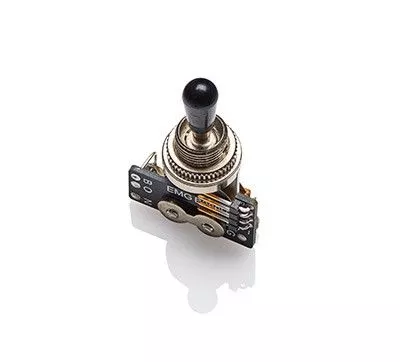 EMG 3 Position Toggle Switch - Black