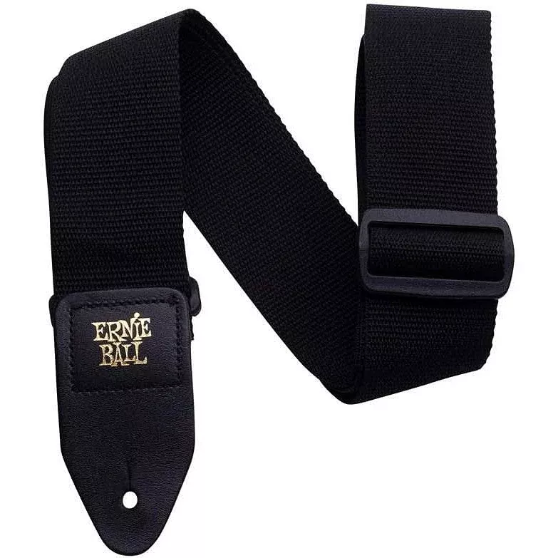 Ernie Ball Polypro Guitar / Bass Strap, Black