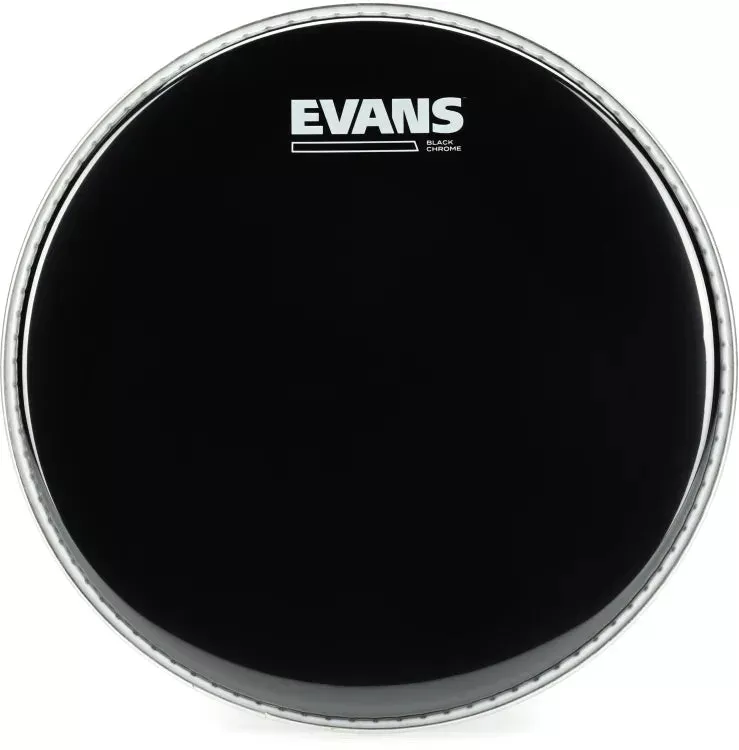 Evans Black Chrome Tom Batter Head