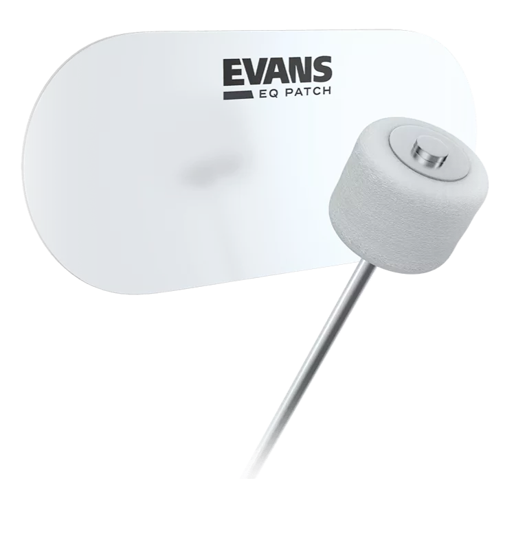 EVANS EQ DOUBLE PEDAL PATCH, CLEAR PLASTIC - EQPC2