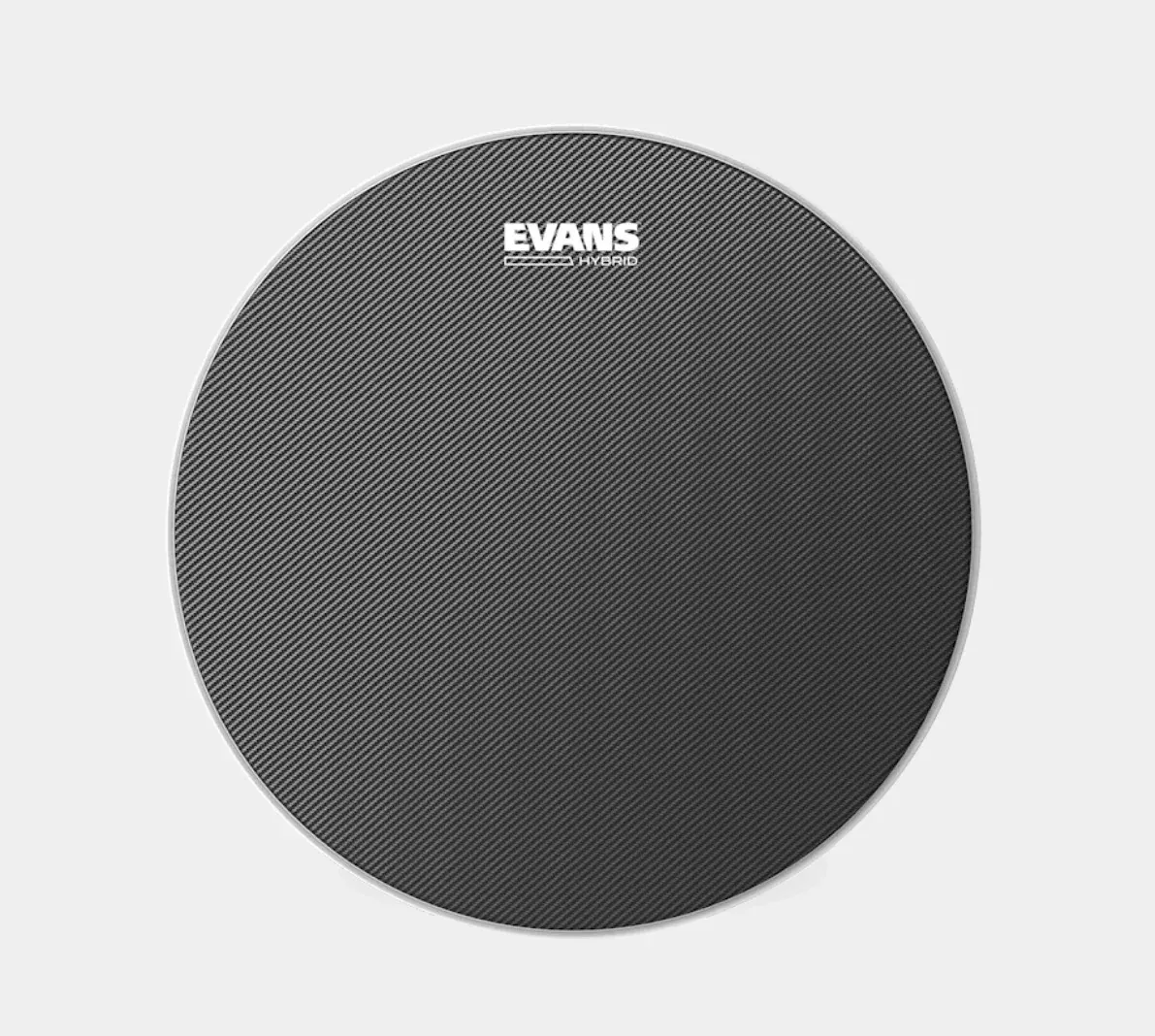 Evans Hybrid Grey Marching Snare Batter