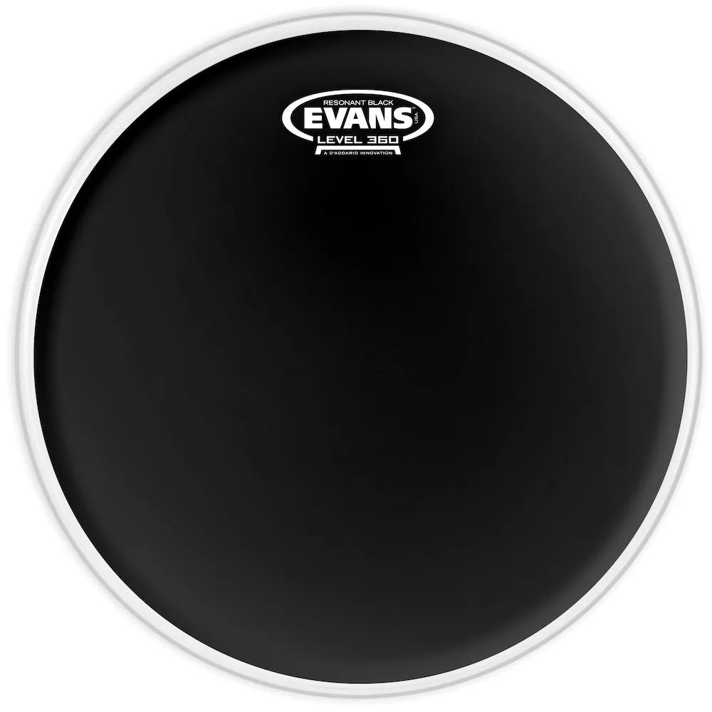 EVANS RESONANT BLACK DRUM HEAD, 18 INCH - TT18RBG