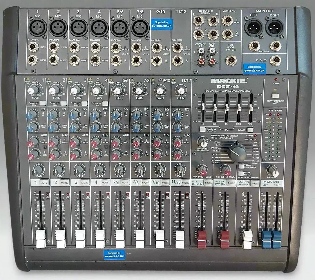 Ex-Hire Mackie DFX-12 Mixing Desk. Not Working.