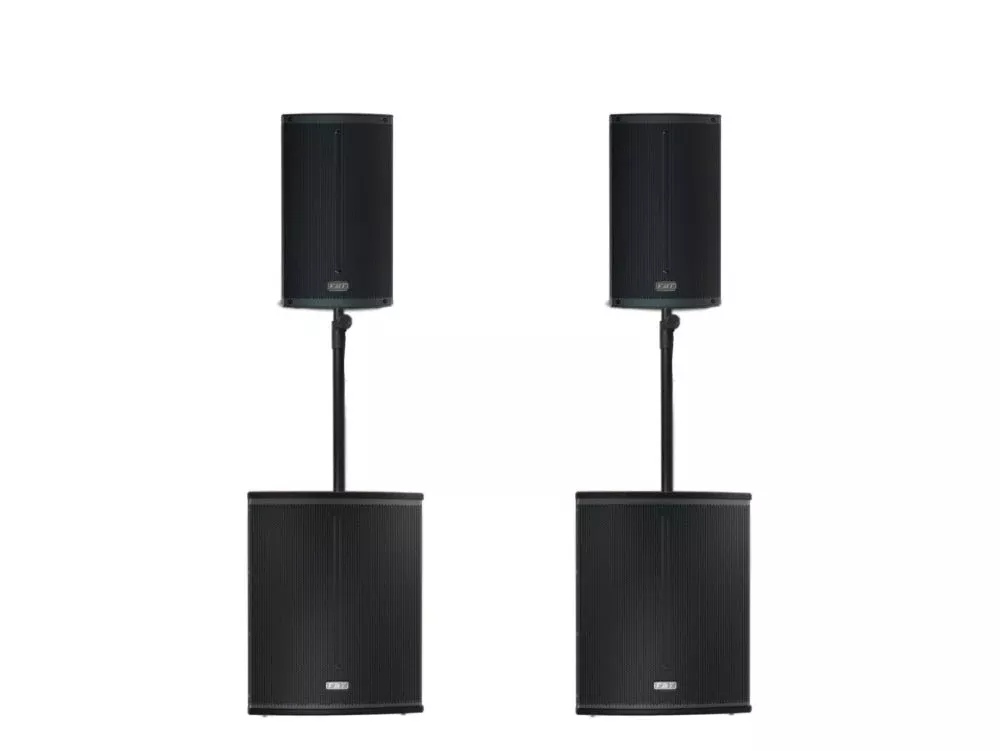 FBT X 2000 Package V2 - Active PA System with Dual Subs & Speakers
