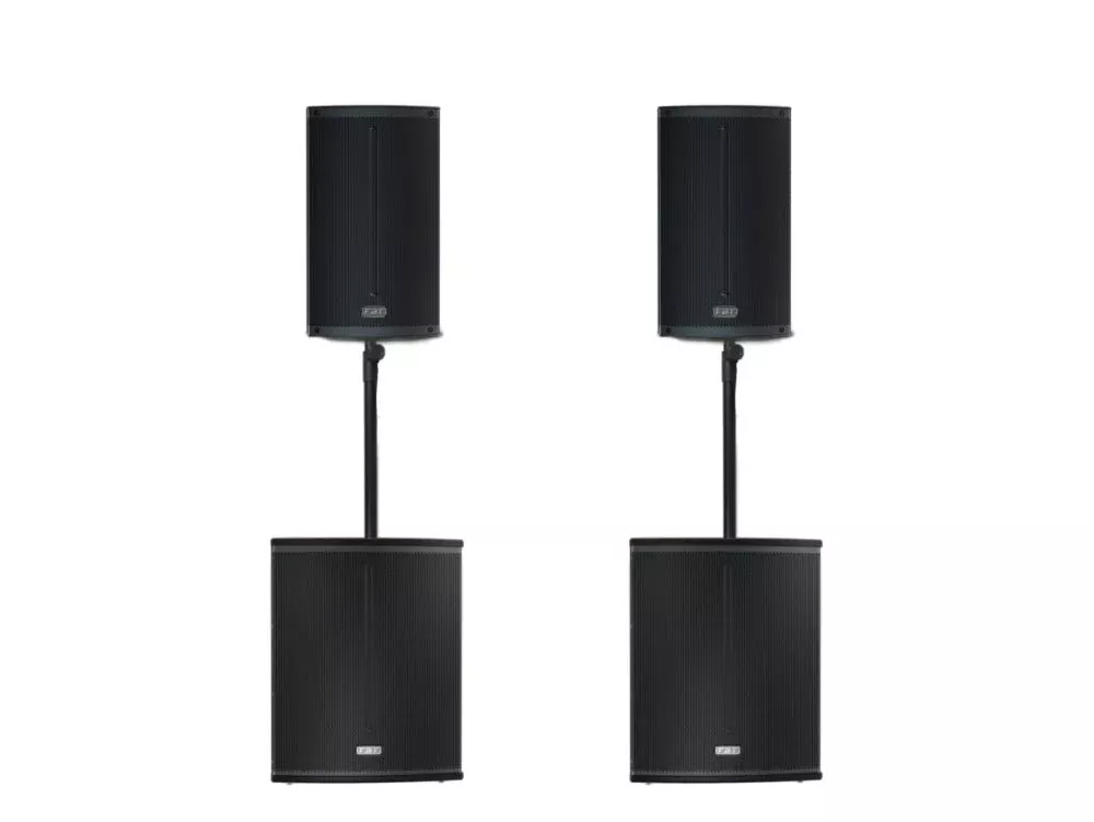 FBT X 3000 Package V2 - Active PA System with Dual Subs & Speakers
