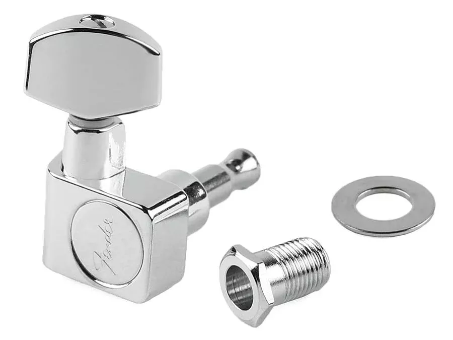 Fender 0037429049 Genuine Replacement Machine Head – Chrome, 2-Pin Mount
