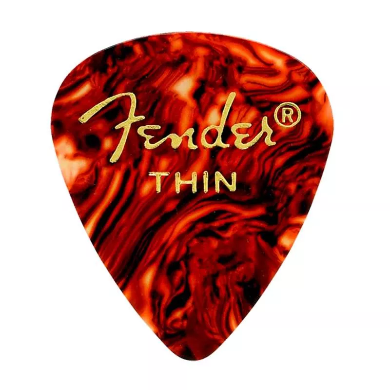Fender 451 Shape Classic Celluloid Picks - Thin (12 Pack)