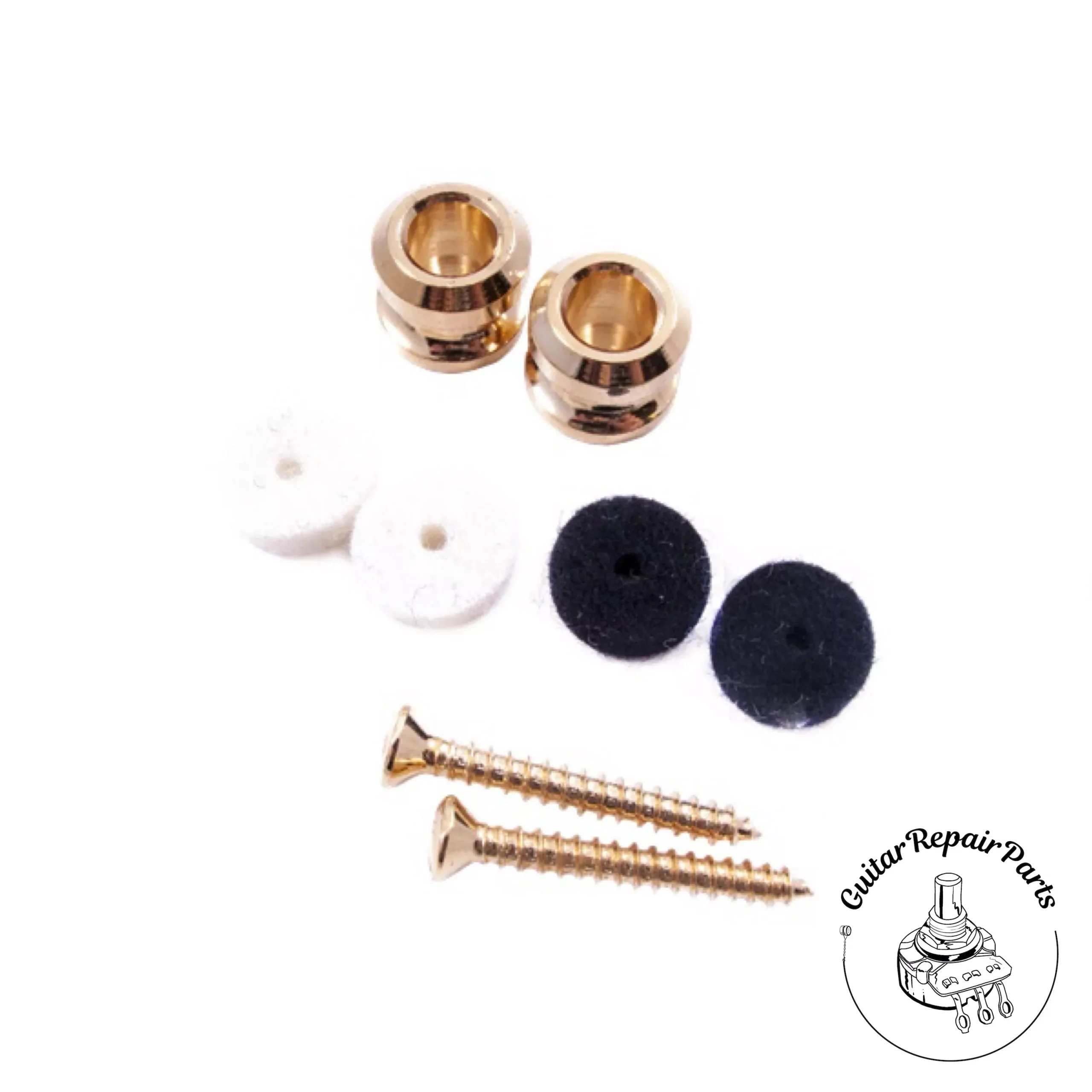 Fender American Series Locking Strap Buttons (2 ea) 0994914200 – Gold