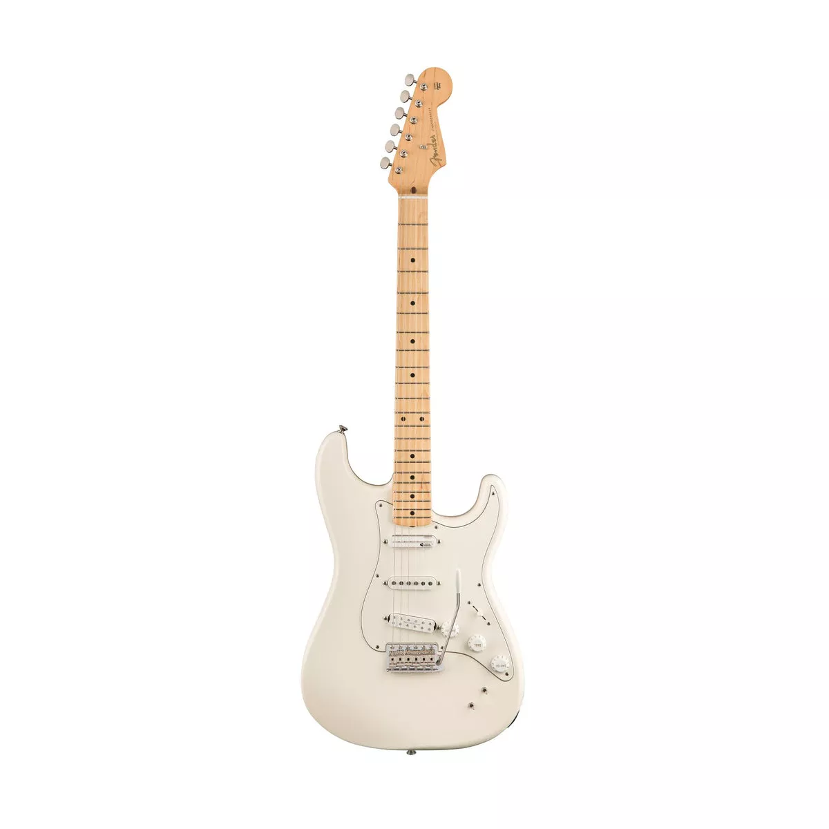Fender Ed O’Brien EOB Sustainer Stratocaster Electric Guitar, Maple FB, Olympic White