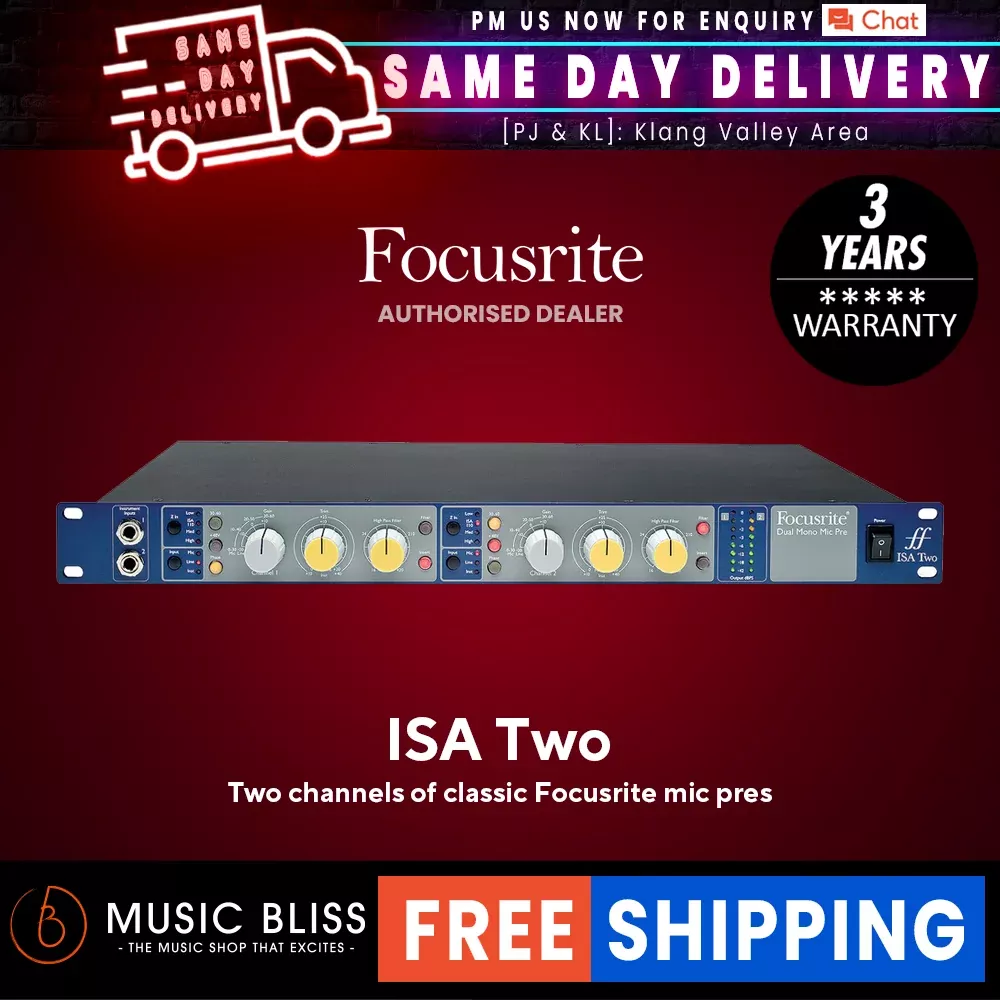 Focusrite ISA Two Dual Channel Preamplifier