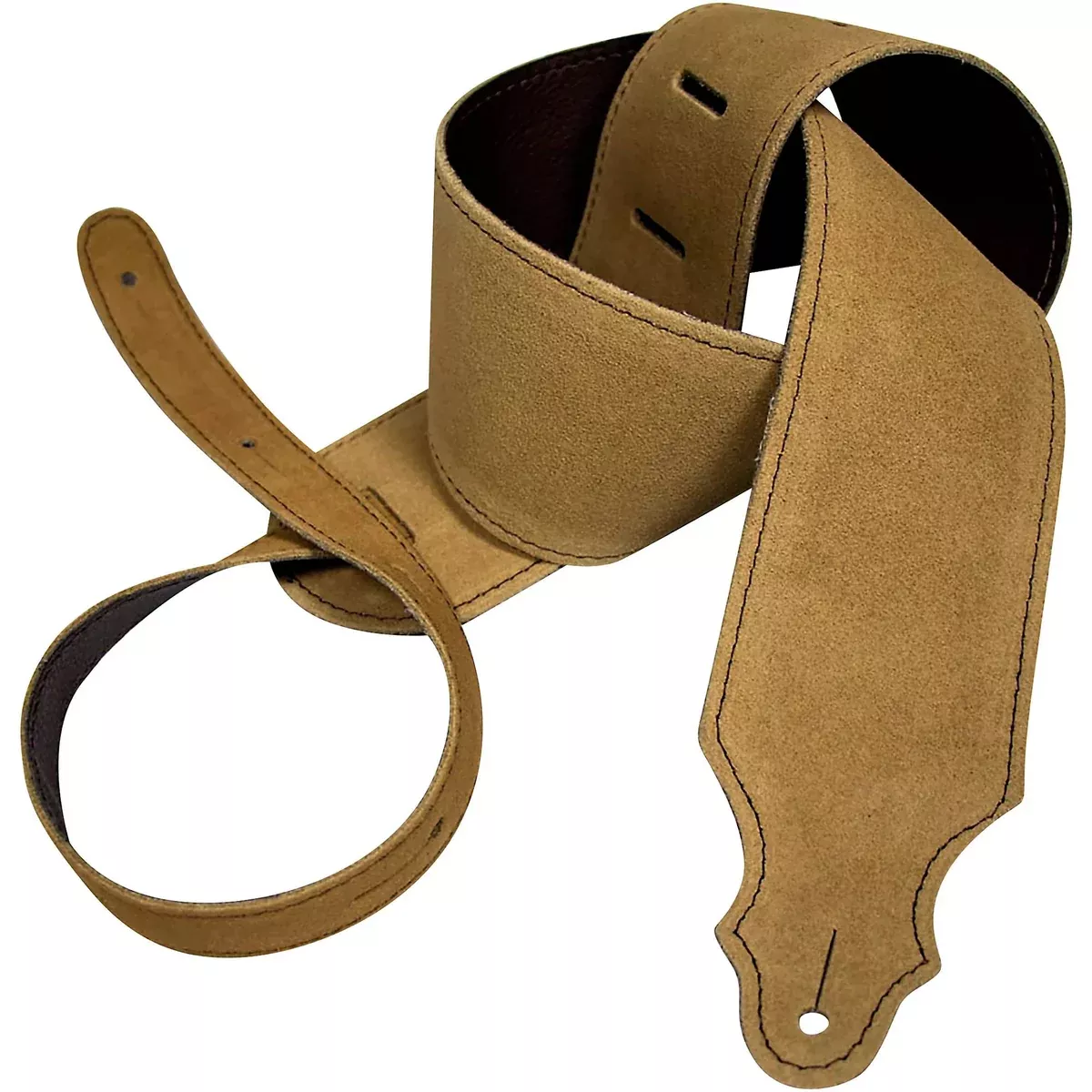 Franklin Straps 3B-H-BR 2.5" Honey Suede/Buck Backing