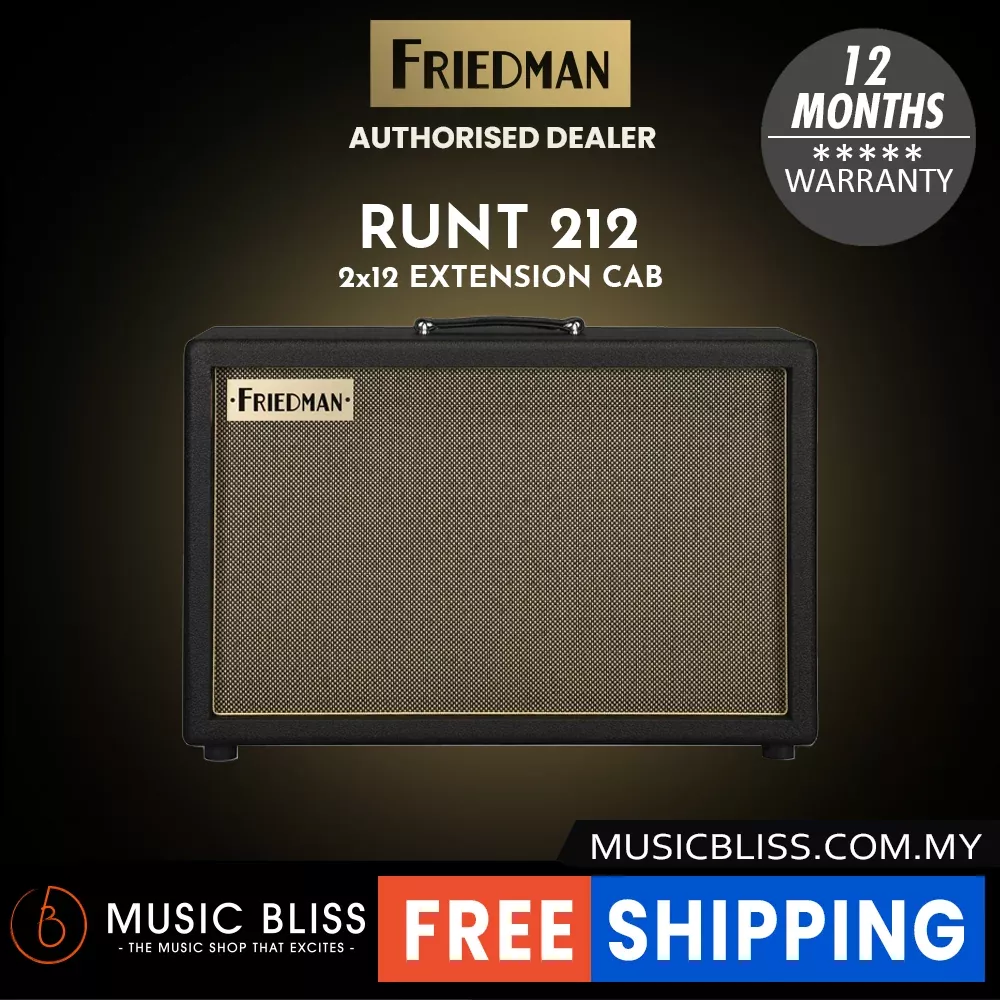 Friedman Runt 212 120-watt 2×12″ Extension Cabinet