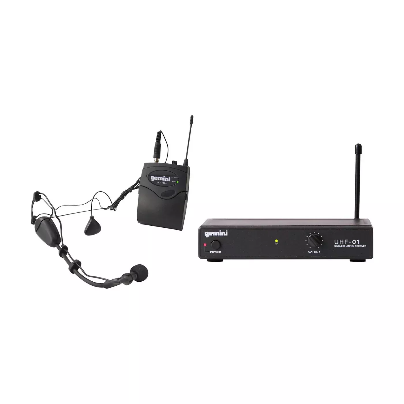 Gemini Sound UHF-01HL — wireless headset microphone system UHF