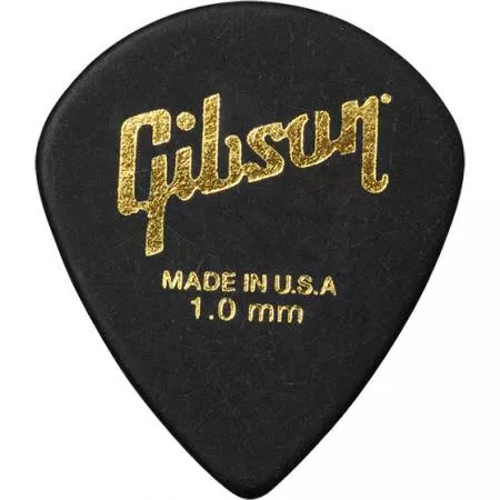 GIBSON MODERN GUITAR PICKS 6-PACK BLACK 1.00MM - APRM6-100