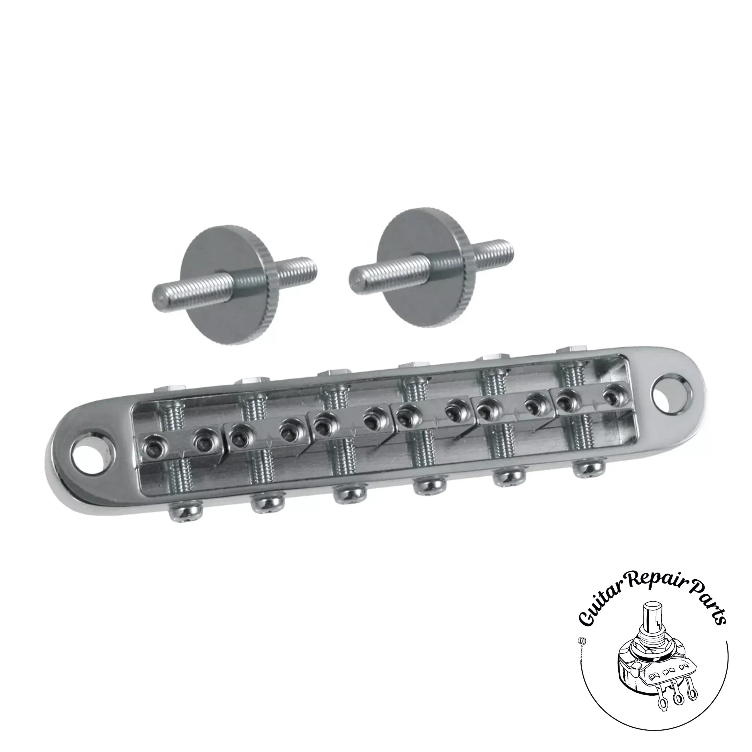 Gotoh 510BN Height Adjustable Tune-o-matic Bridge – Chrome