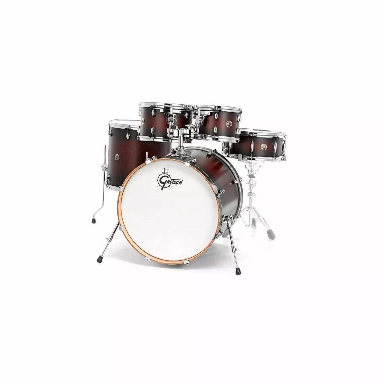Gretsch Catalina Maple 5-Piece Shell Pack – 22" Rock Configuration – Satin Deep Cherry Burst (GR804.071)