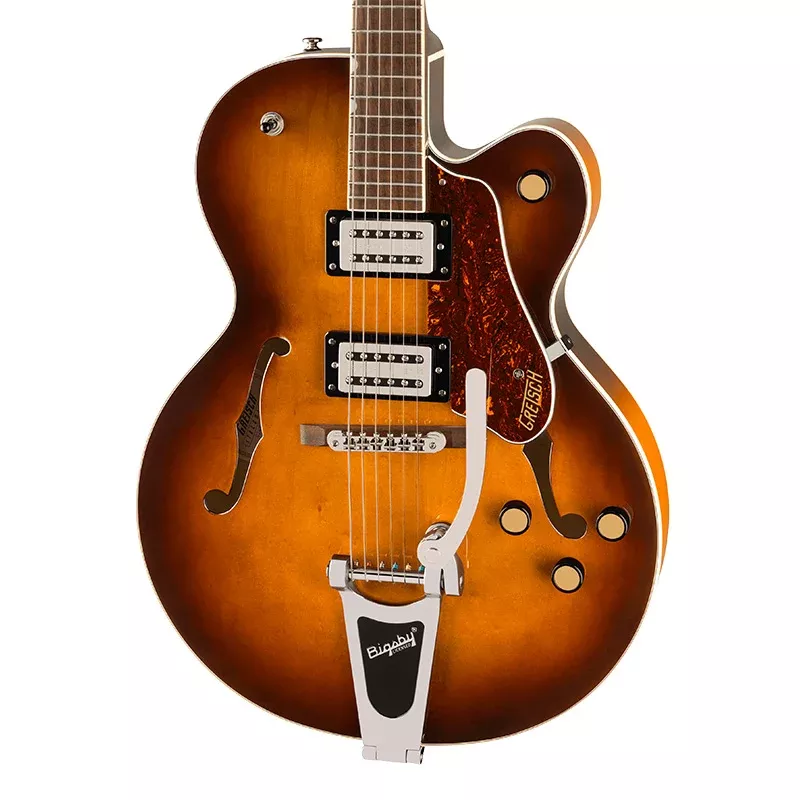 Gretsch G2420T Streamliner Hollow Body with Bigsby - Robusto Burst with Laurel Fingerboard