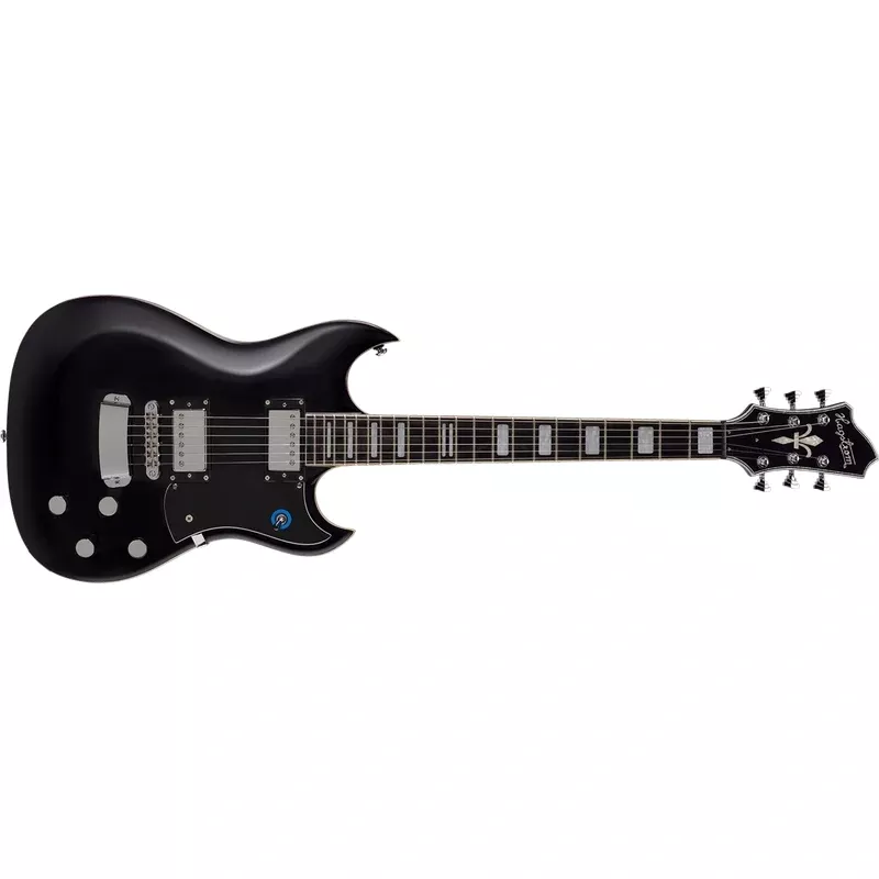 Hagstrom Pat Smear Signature Electric Guitar Gloss Black PASS-BLK