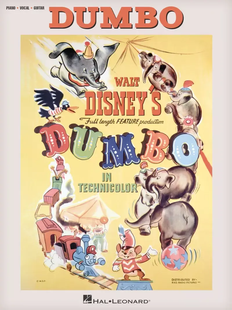 Hal Leonard 00294253 Disney's Dumbo PVG Songbook