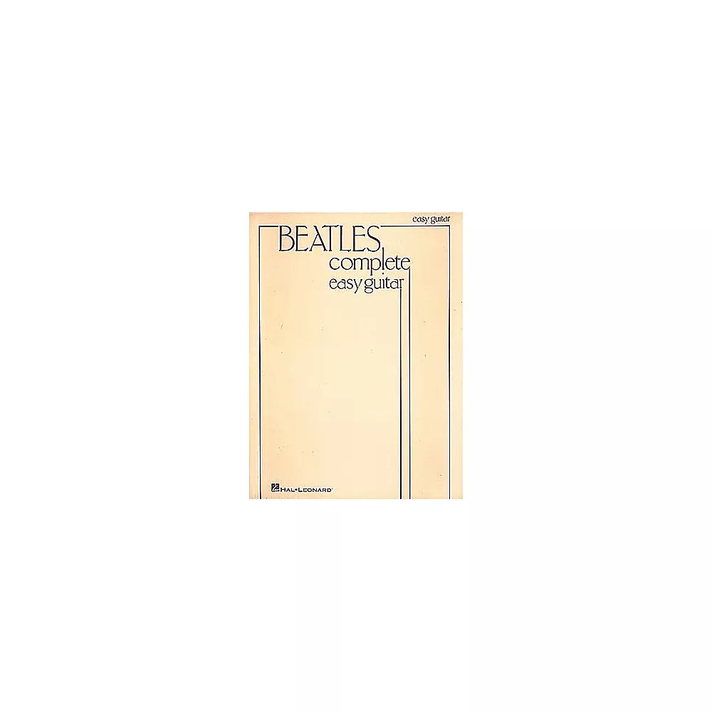 Hal Leonard Beatles Complete Easy Guitar Songbook