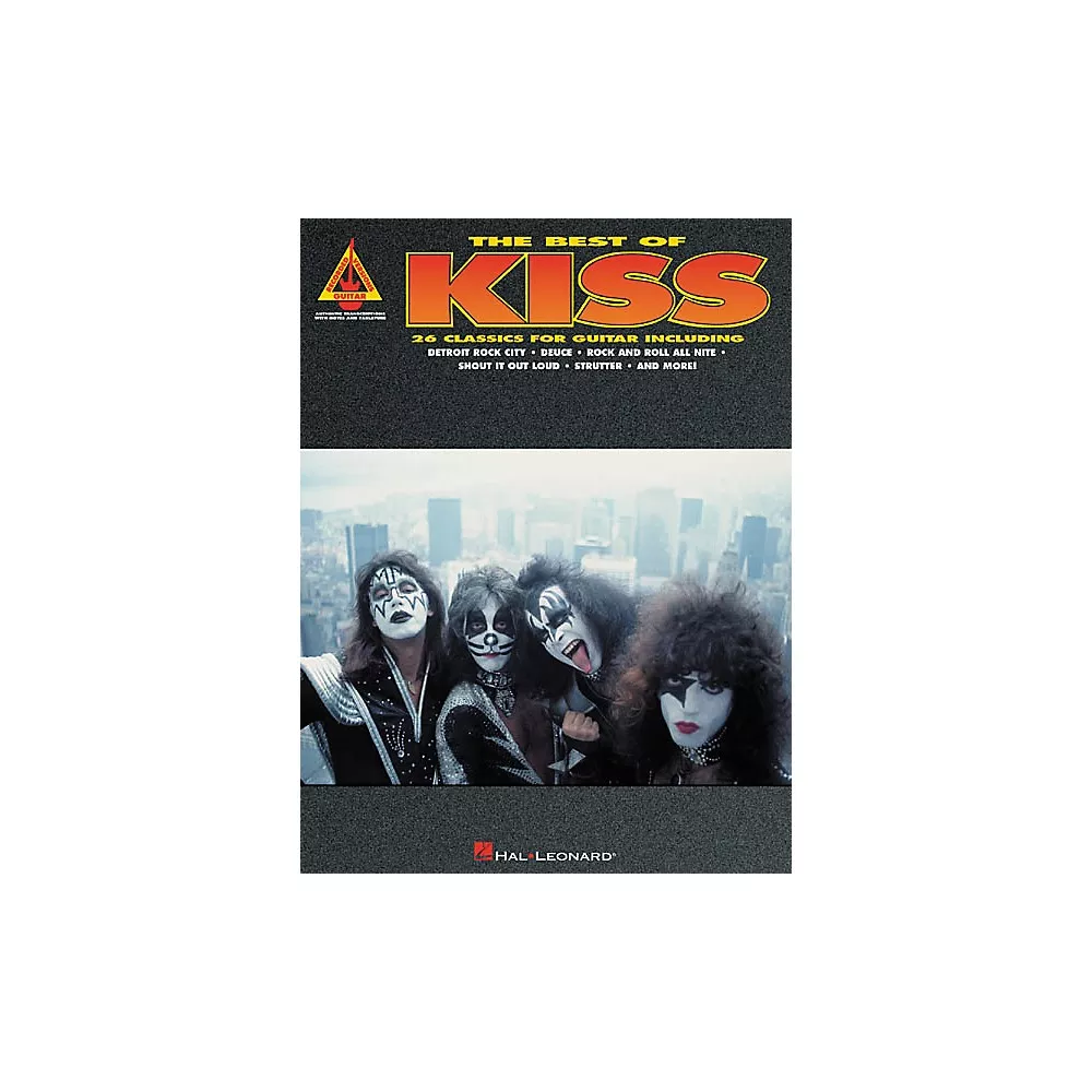 Hal Leonard The Best of Kiss Guitar Tab Songbook