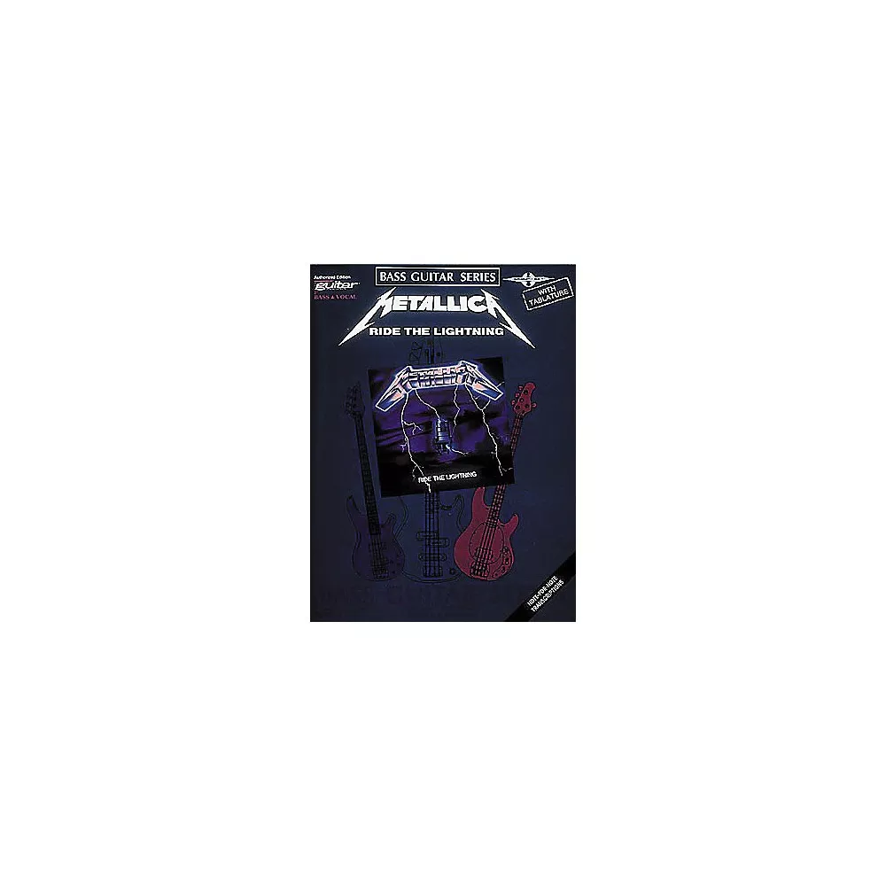 Hal Leonard Metallica - Ride the Lightning Bass Tab Book