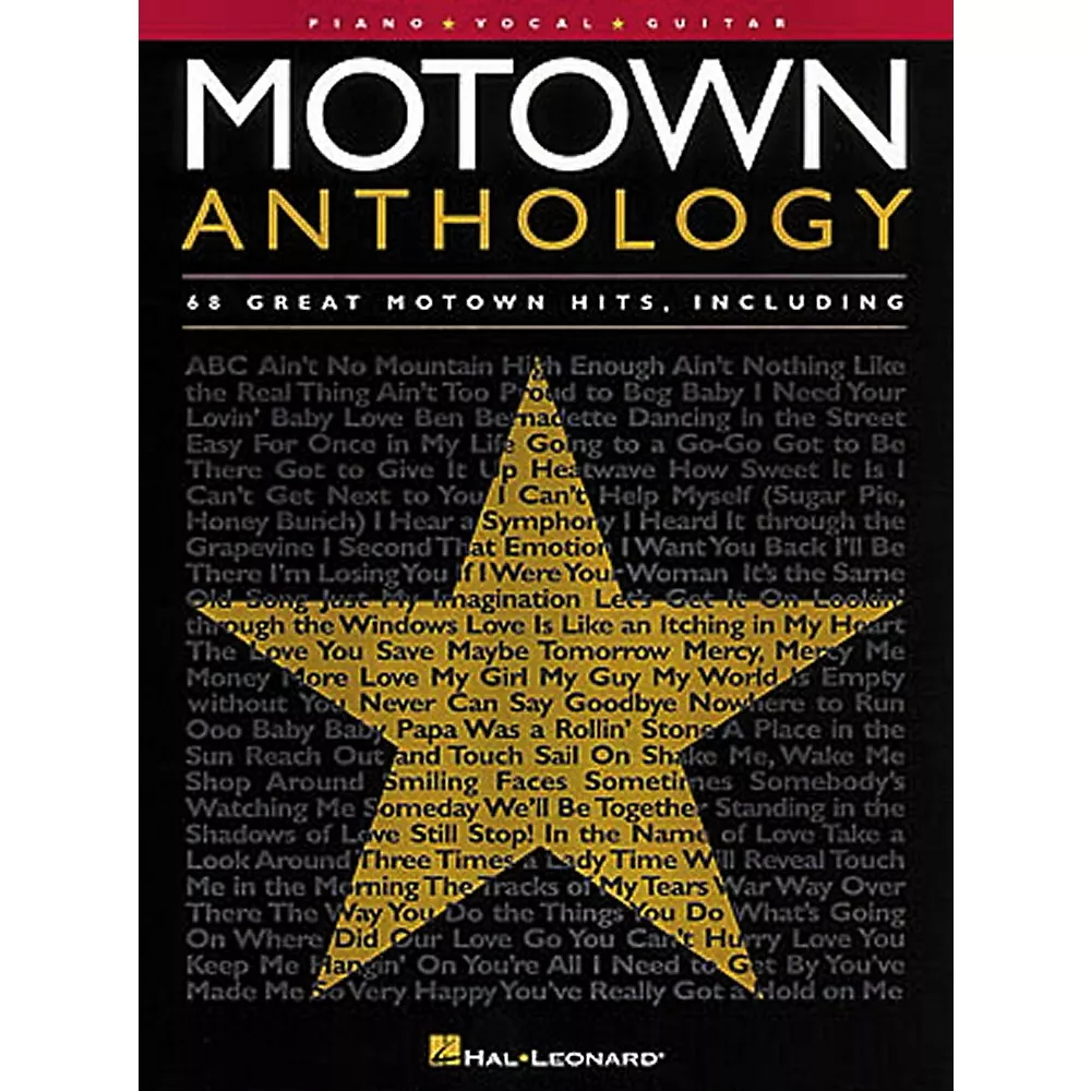 Hal Leonard Motown Anthology Piano, Vocal, Guitar Songbook