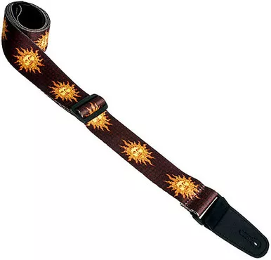 Henry Heller HSUB2-11 Sublimination Design Polyester 2" Guitar Strap with Tri-Glide and Microfiber Ends