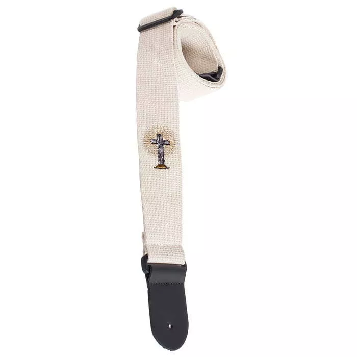 HENRY HELLER WOVEN COTTON GUITAR STRAP – HCOT2ECR-NAT