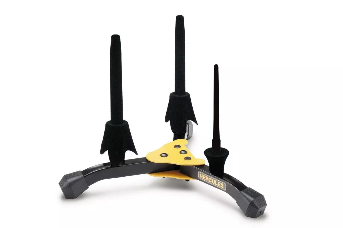 Hercules DS543BB Triple Stand for Flute & Clarinet