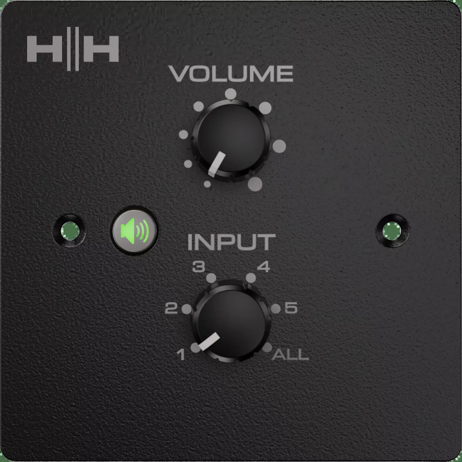 HH MZ-C2-EU-BK Wall Volume Controller – Zone & Source Selection for MZ Series Amplifiers