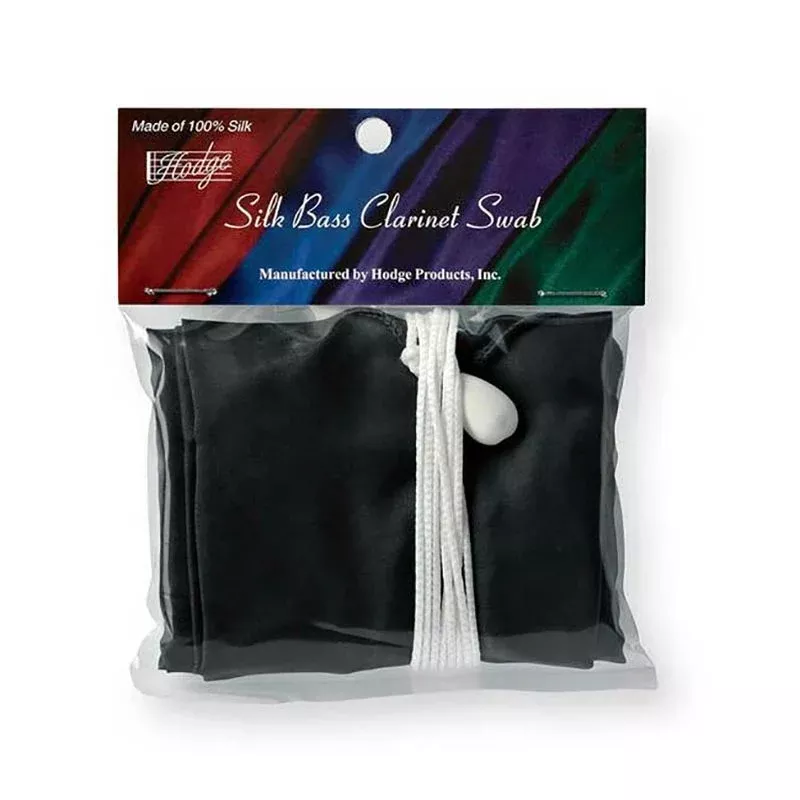 Hodge Silk Bass Clarinet Swab - Black