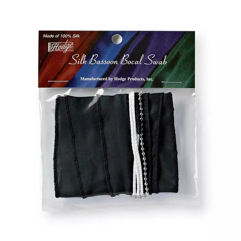 Hodge Silk Bassoon Bocal Swab - Black