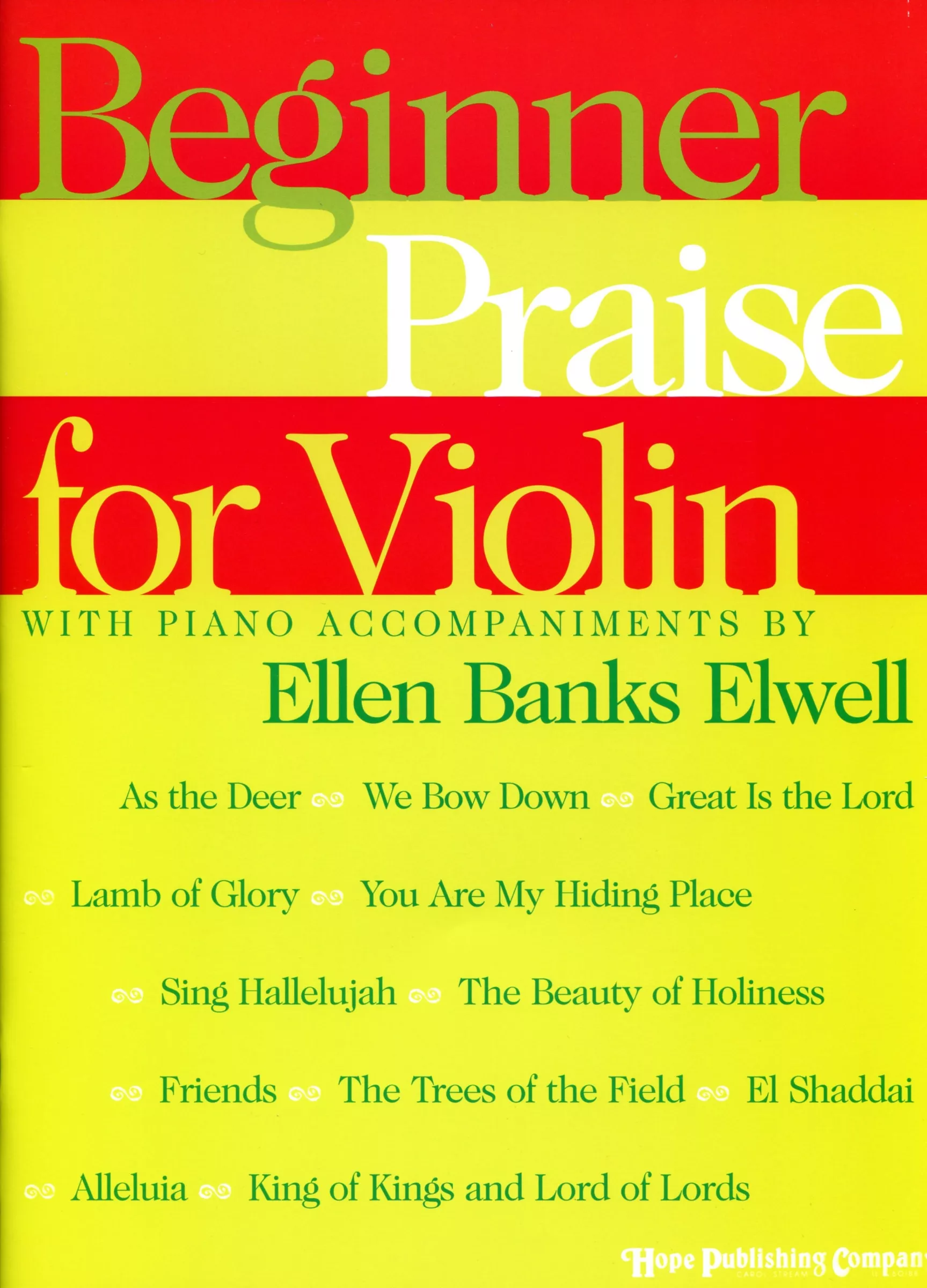 Hope Publishing 1781 Beginner Praise for Violin