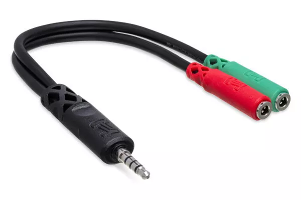 Hosa YMM-108 Headset/Mic Breakout Cable