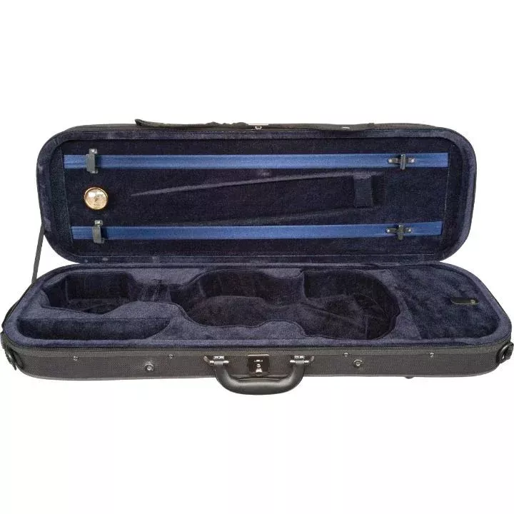 Howard Core CC398 Oblong Violin Case w/ Hygrometer, 4/4