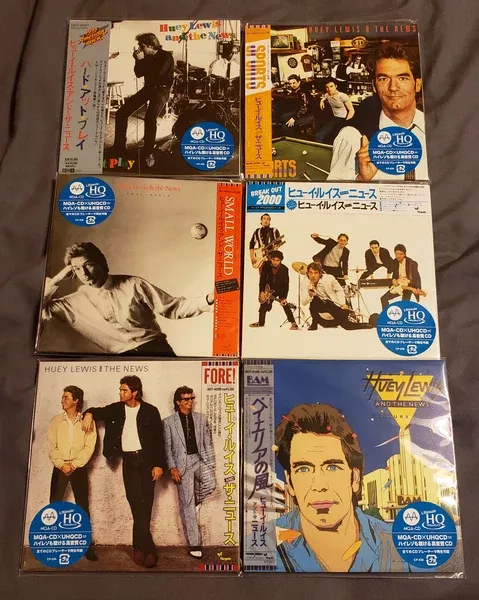 Huey Lewis & The News – Japan Mini LP MQA UHQCD 6 CD Bundle